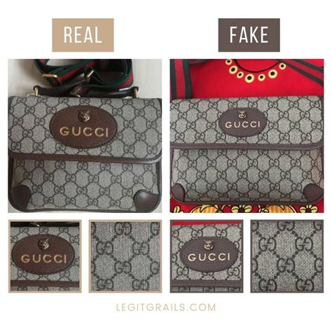 gucci bamboo original vs fake|gucci bag red and blue.